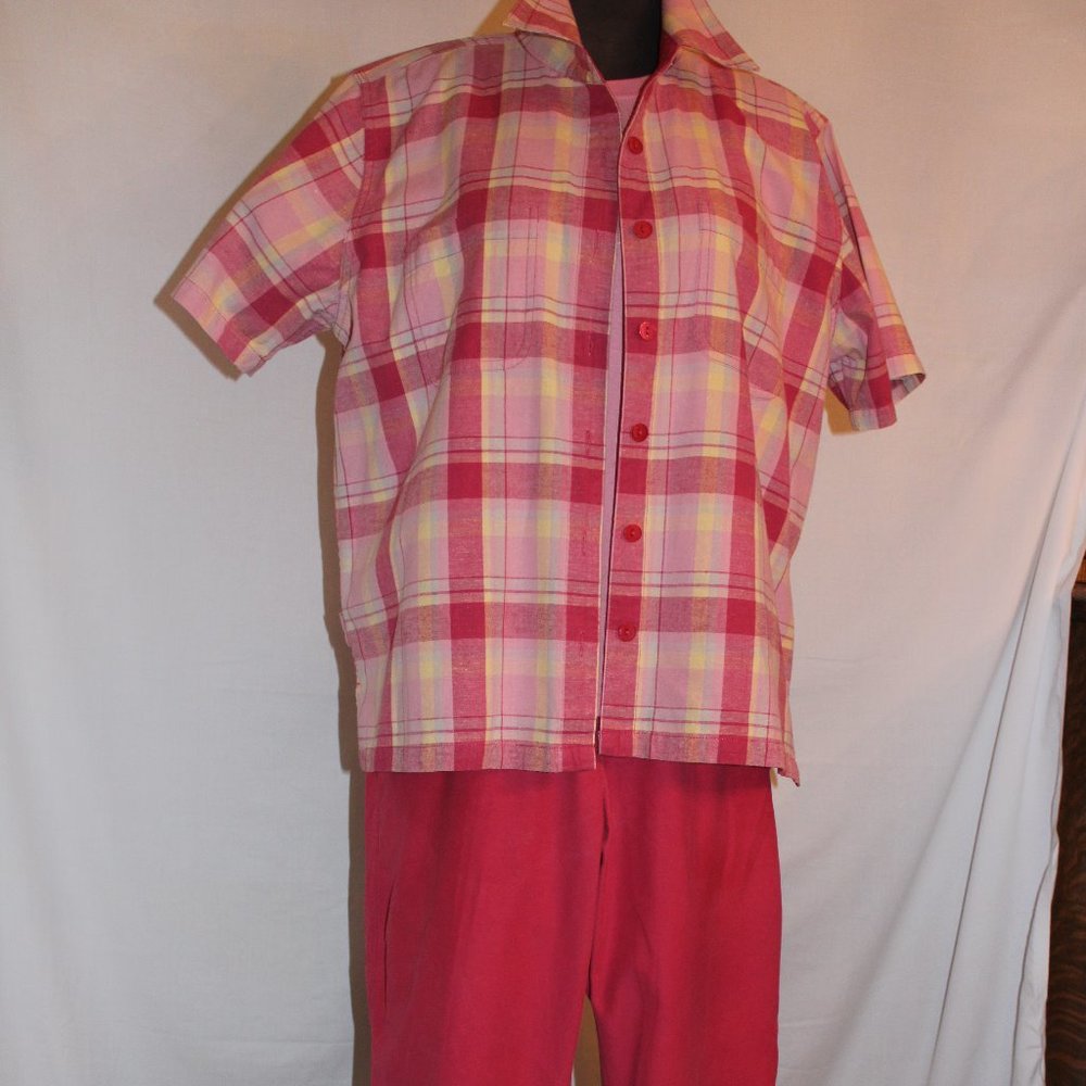 Woolrich capris & C & B shirt